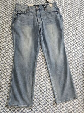 Judy Blue Size 20W Straight High Waist Light Blue Jeans NWT!!
